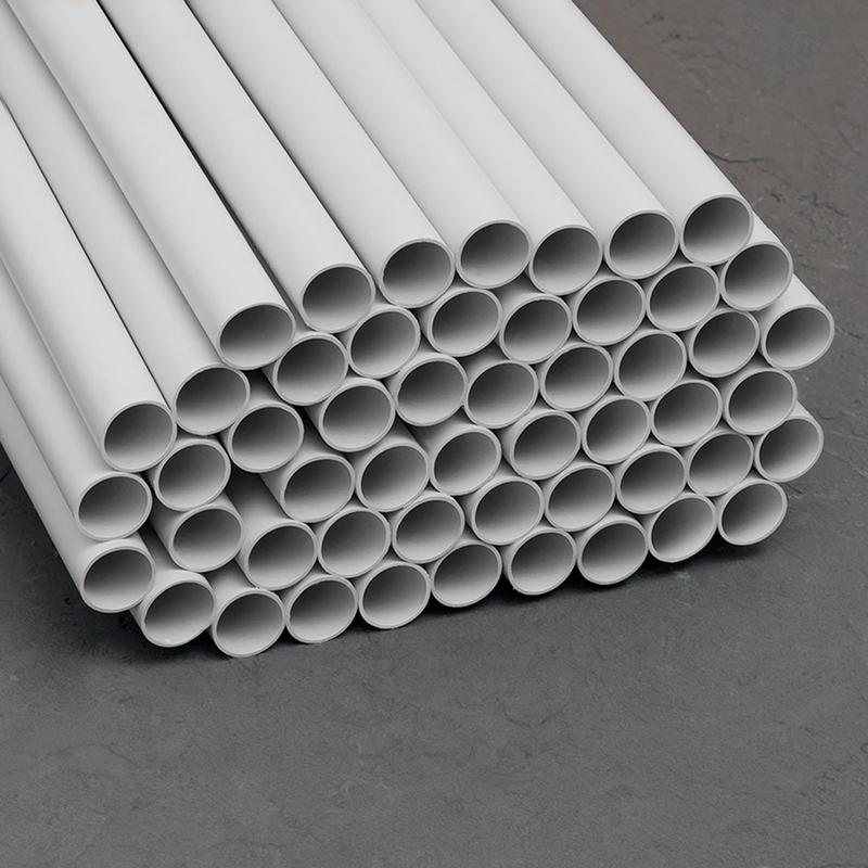 Труба гладкая ПВХ жесткая легкая d20мм сер. (дл.2м) TOKOV ELECTRIC TKE-THG-PVC-20-2-C06