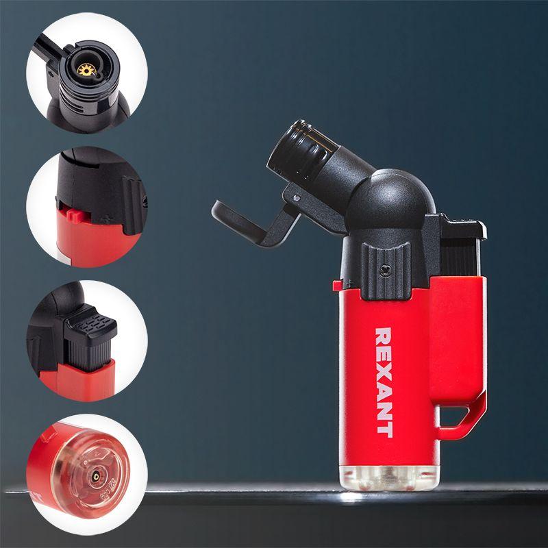 Турбо горелка GT-10 заправляемая красн. Rexant 12-0010-1