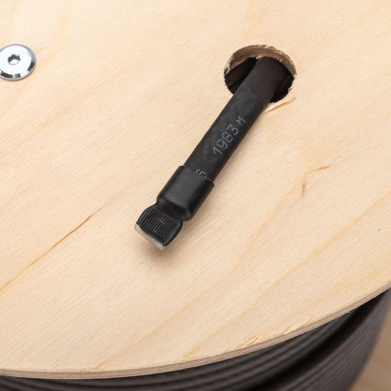 Кабель греющий (нагрев.) саморег. SRL16-2CR экранированный 16Вт/м 0.88кв.мм/105м 200м Rexant 51-0275