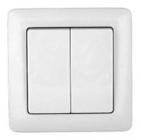 Выключатель 2-кл. СП Хит 6А IP20 250В бел. SchE VS56-234-B