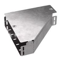 Переходник для лотка левый 300х100х80 с крышкой Стандарт Промрукав PR16.0498