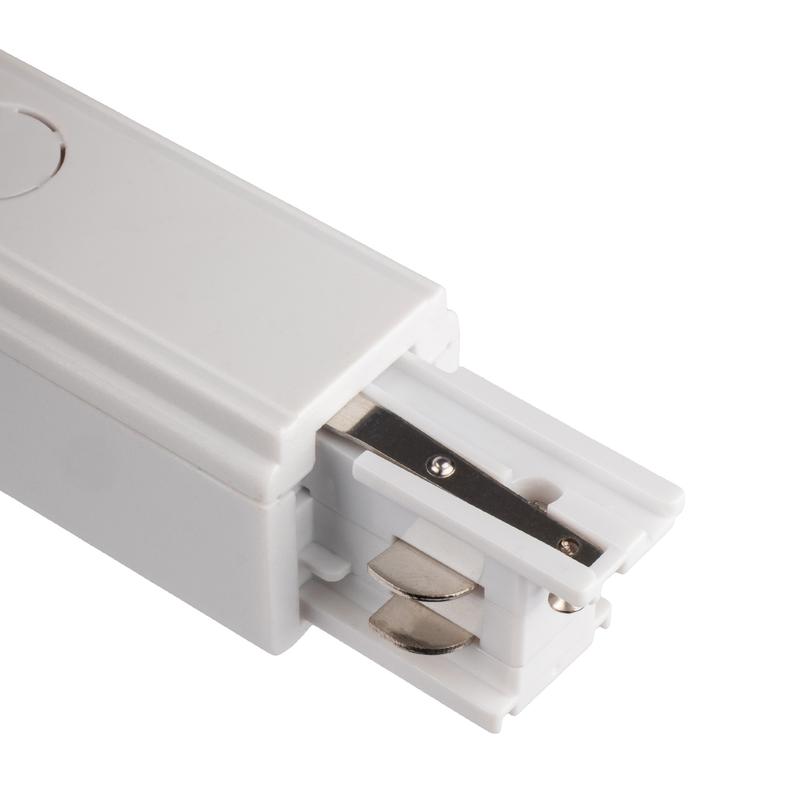 Аксессуар к шинопроводу трехфазному 3P PTR CI-WH LONG коннектор Pro+ бел. JazzWay 5063051