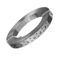 Лента перфорированная прямая 12х0.7 цинк 25м Zitar 141978