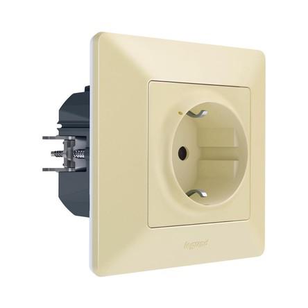 Розетка умная 2К+З Valena Life 16А 230В сл. кость Netatmo 752294