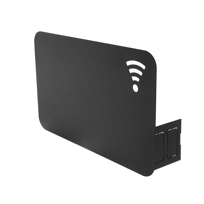 Держатель для хранения роутера с регулировкой размеров настенный черн. Rexant 38-0713