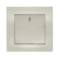 Выключатель проходной 1-кл. СП Бриллиант 10А IP20 сл. кость UNIVersal 7948592