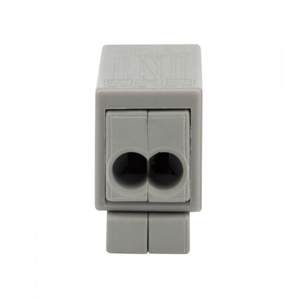 Клемма строительно-монтажная СМК 224 2-проводная 1.0-2.5/0.5-2.5кв.мм для светильника бел. (уп.5шт) Rexant 07-2411-5