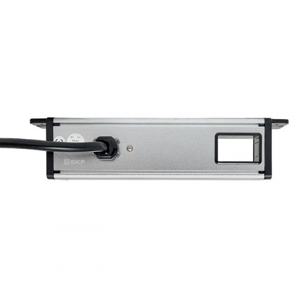 Блок розеточный встраиваемый настольный для крепления под столом 8 модулей C-Line EKF cl-vnbu-8-s